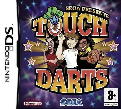 Sega Presents Touch Darts Nintendo DS játék doboza – olasz kiadás