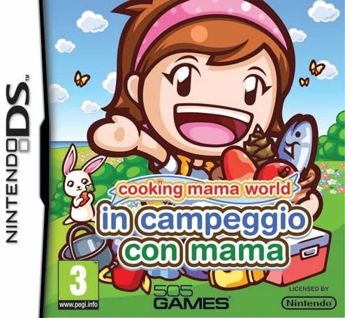 Cooking Mama World: Outdoor Adventures Nintendo DS játék doboza – olasz kiadás