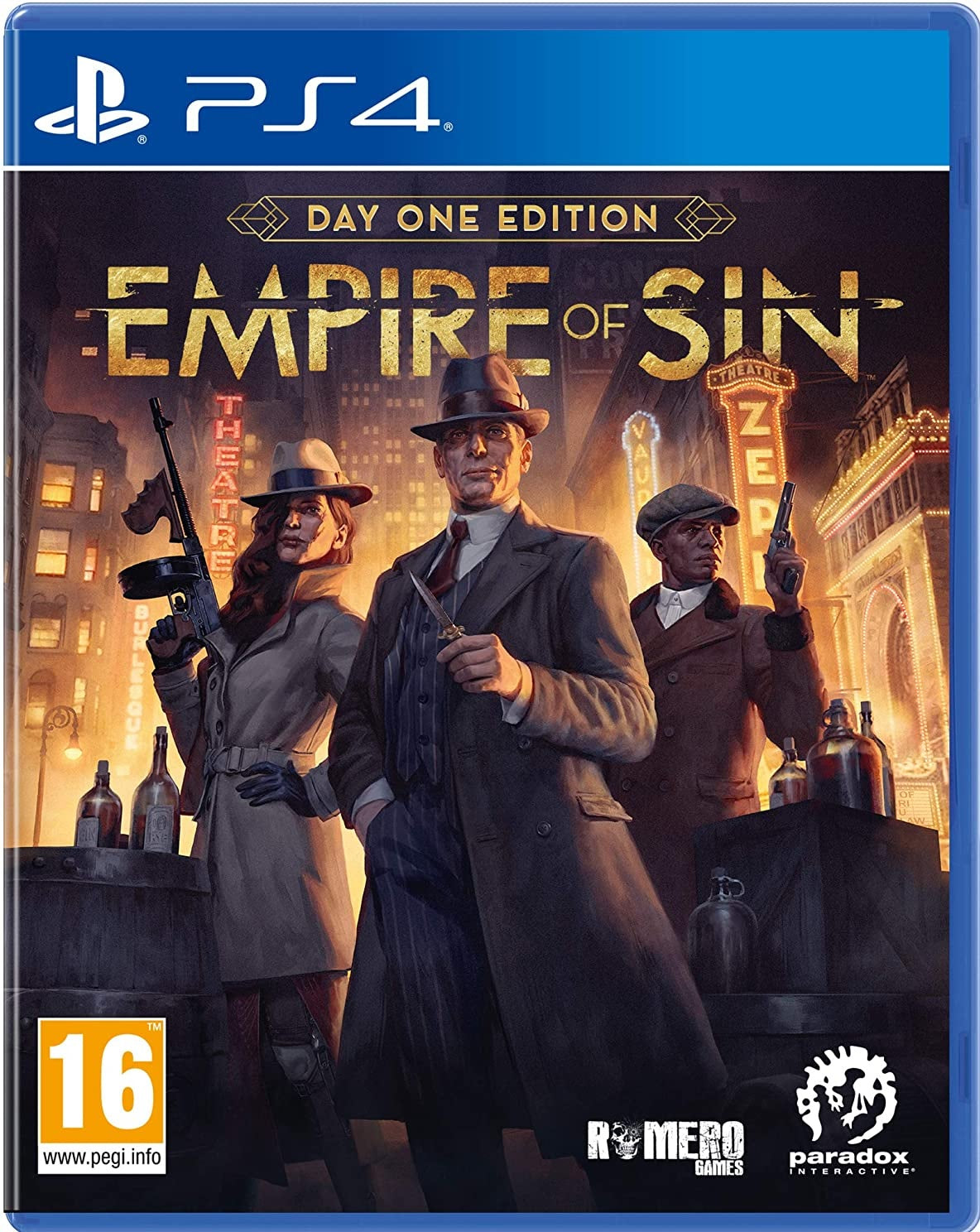 Empire of Sin Day One Edition PlayStation 4 játék doboza