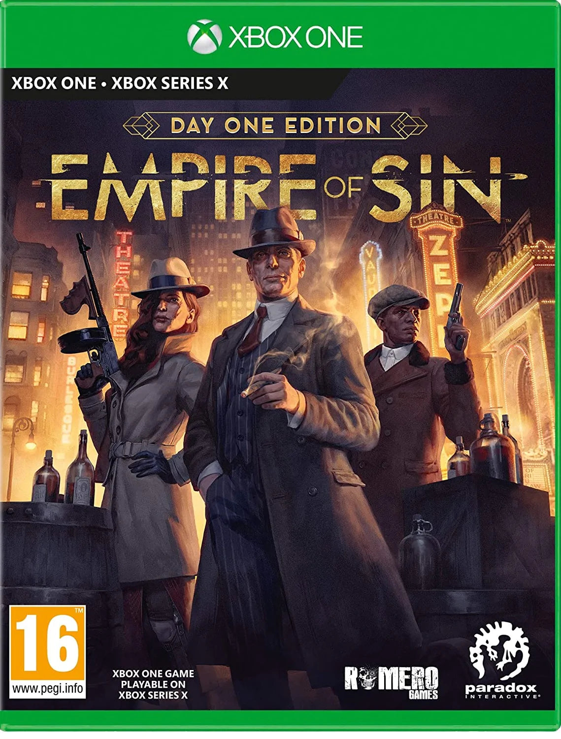 Empire of Sin Day One Edition Xbox Series X / Xbox One játék doboza