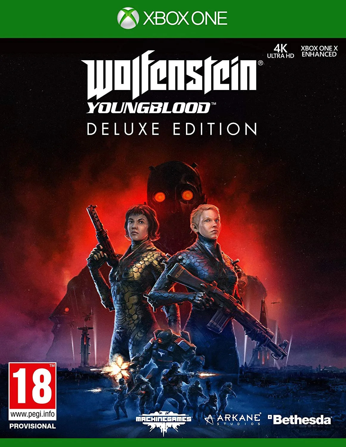 Wolfenstein: Youngblood Deluxe Edition Xbox One játék doboza