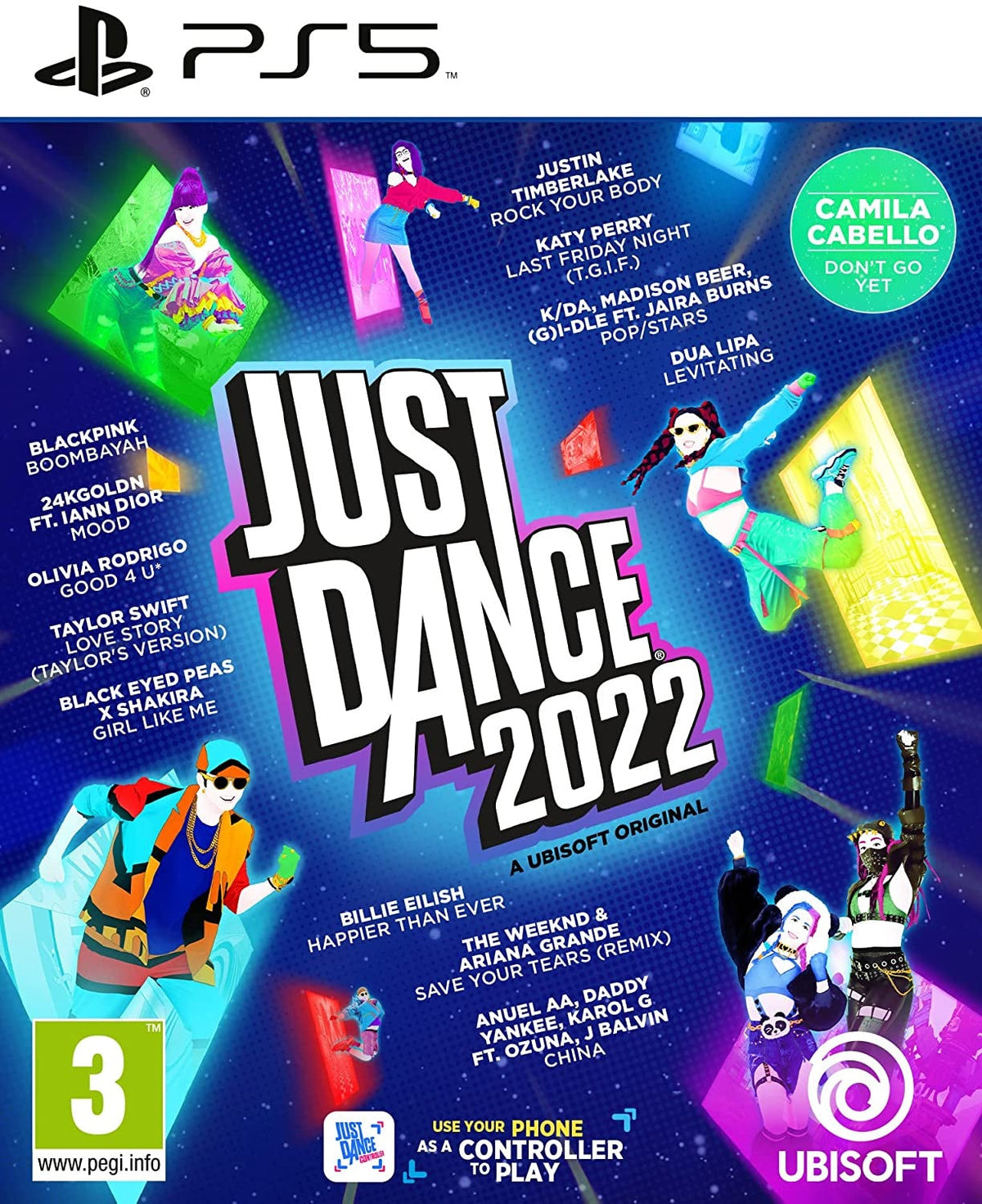 Just Dance 2022 PlayStation 5 játék doboza