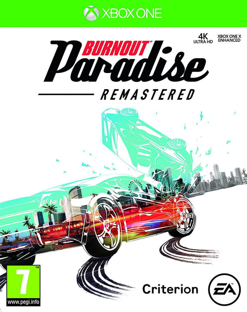 Burnout Paradise Remastered Xbox One játék tokja – olasz borító