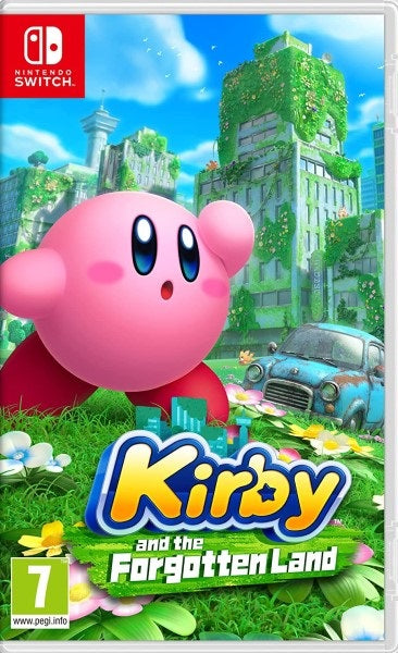 Kirby and the Forgotten Land Nintendo Switch játék doboza