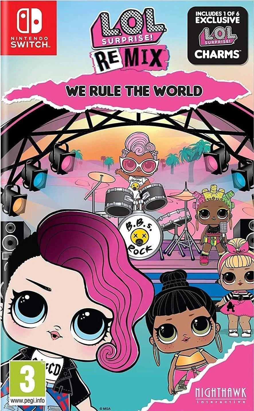 L.O.L. Surprise! Remix Edition: We Rule the World Nintendo Switch játék doboza – francia kiadás