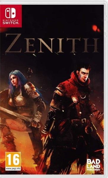 Zenith Nintendo Switch fizikai kiadás borítója, Badland Games