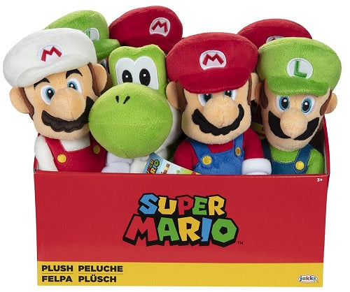 Nintendo - plüss - Super Mario 7 inch assortment ( BUY TOTAL OF 8 for Full carton but priced per unit) /plüss