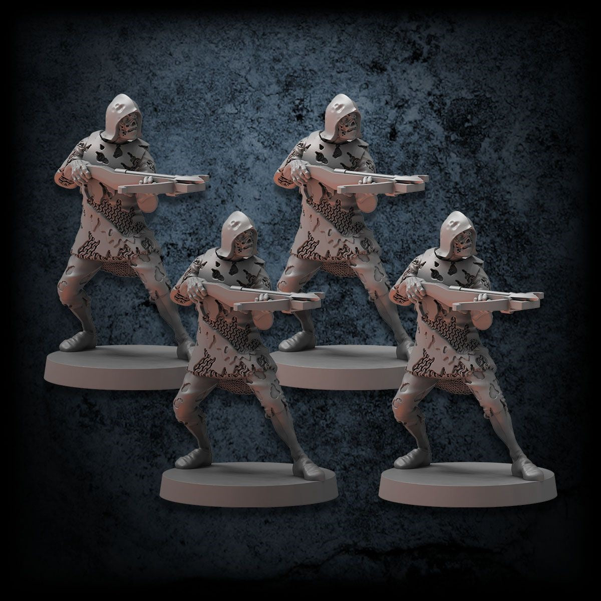 Dark Souls RPG Mini Wave 1 No. 3 Hollow Crossbowmen figura doboz – Steamforged Games