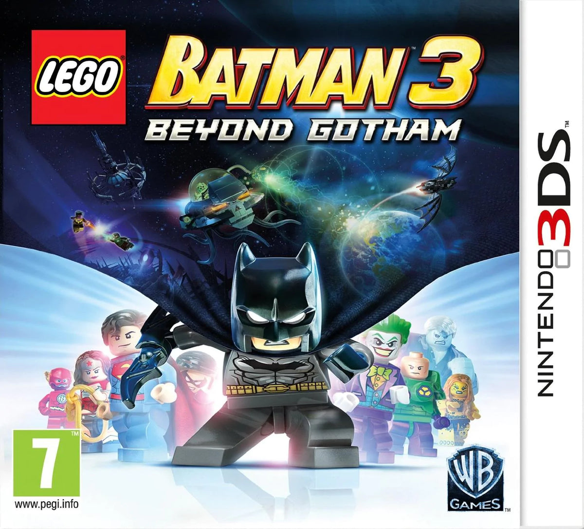 Lego Batman 3: Beyond Gotham Nintendo 3DS játék doboza – angol/dán borító