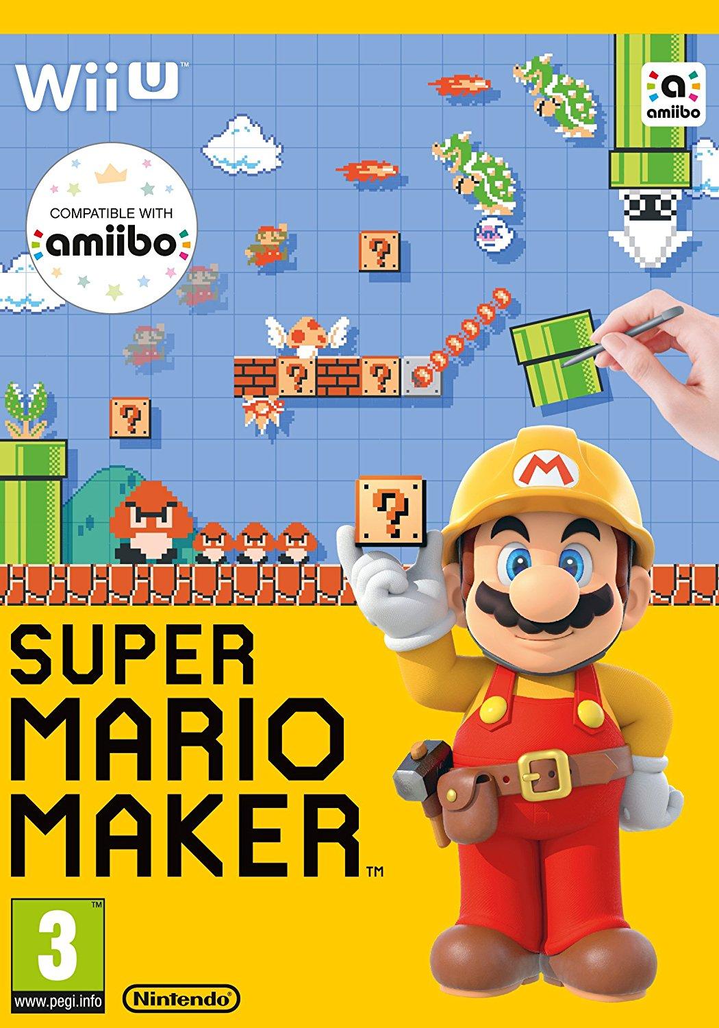 Super Mario Maker + Artbook Standard Edition Pack Wii U doboz és artbook
