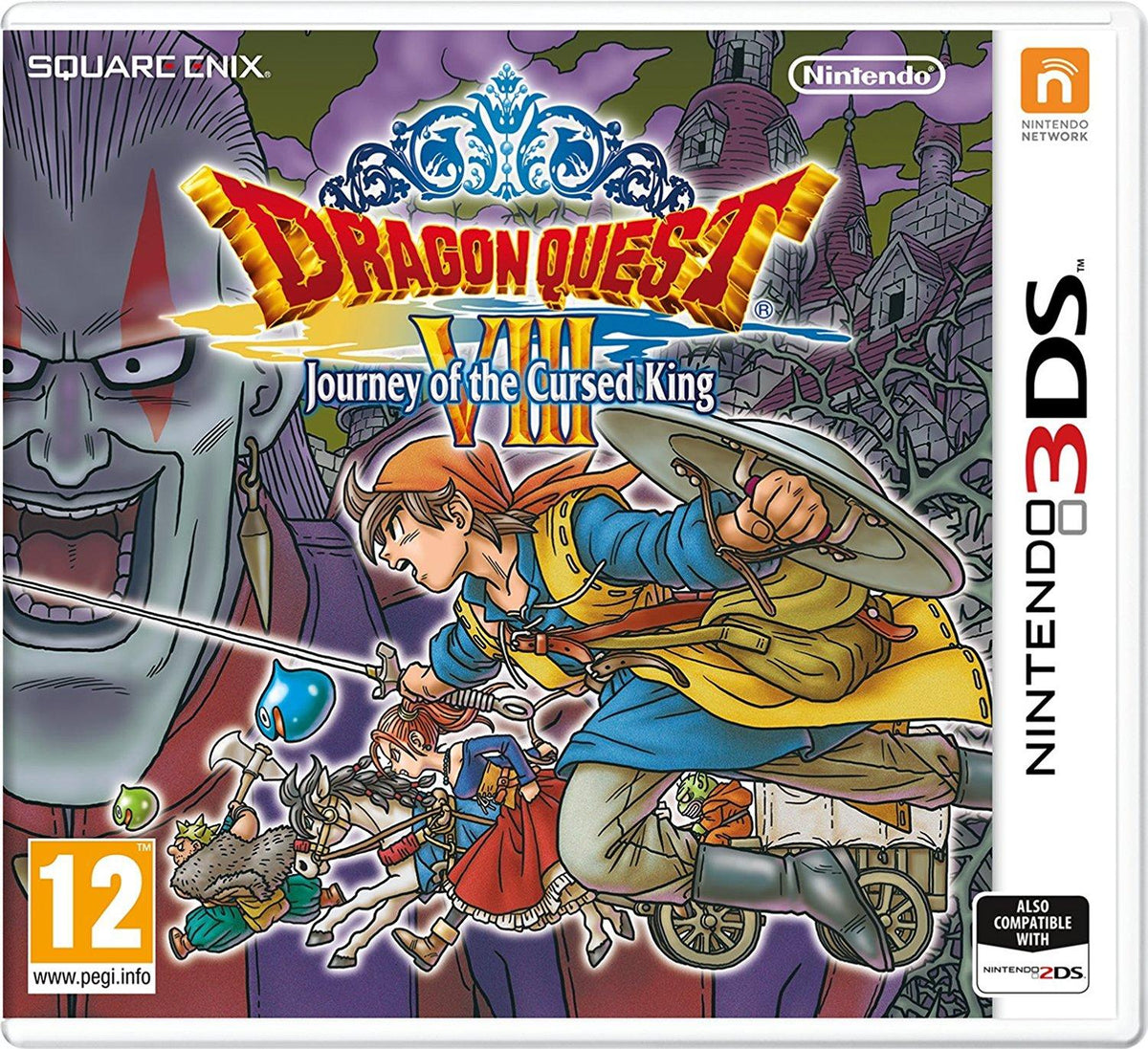 Dragon Quest VIII Journey of the Cursed King Nintendo 3DS doboz