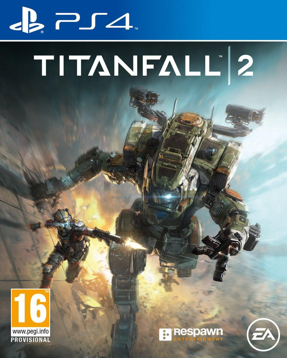 Titanfall 2 PlayStation 4 játék dobozborítója