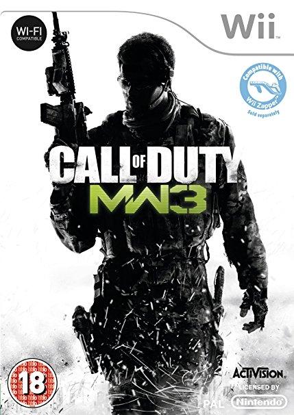 Call of Duty: Modern Warfare 3 Nintendo Wii játék doboza