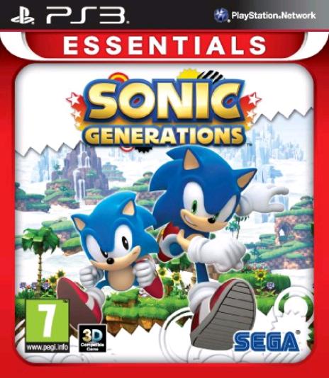 Sonic Generations Essentials PlayStation 3 játék borítója
