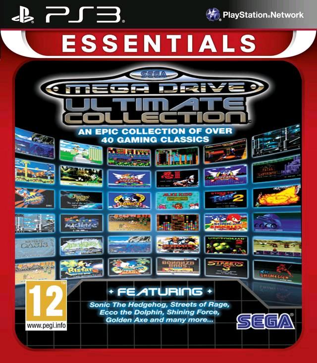 Sega Mega Drive Ultimate Collection Essentials PlayStation 3 játék borítója