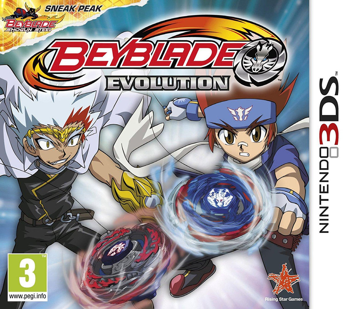 Beyblade Evolution Nintendo 3DS játék doboza