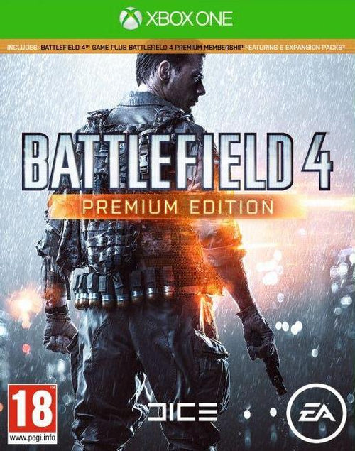 Battlefield 4 Premium Edition Xbox One játék doboza