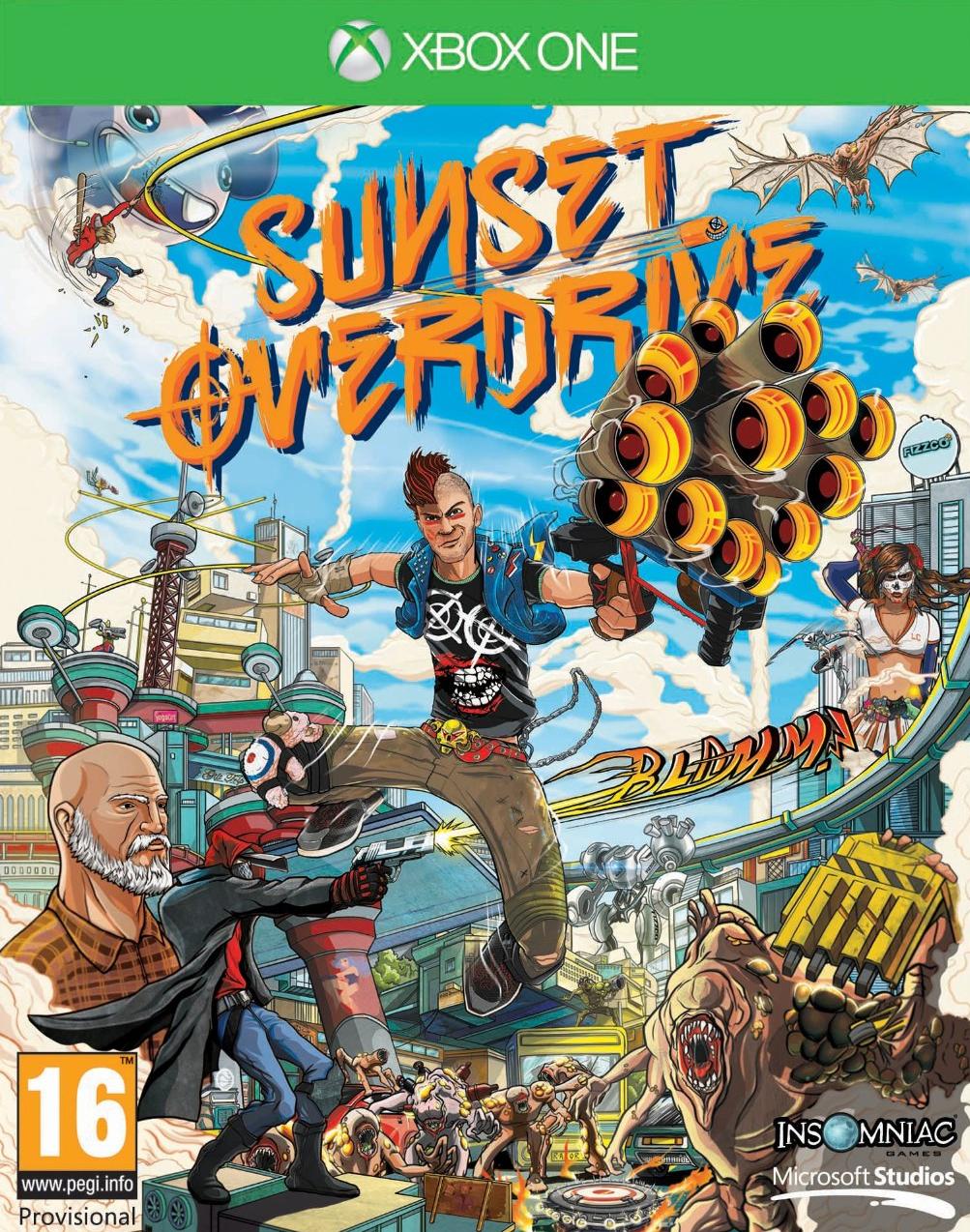 Sunset Overdrive Xbox One játék doboza