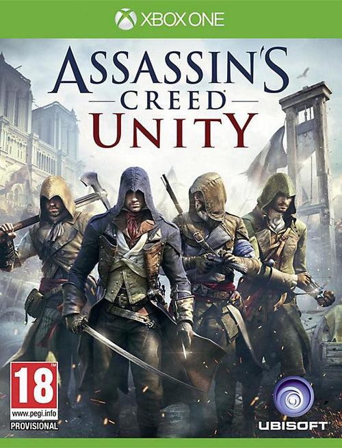 Assassin's Creed: Unity Xbox One játék dobozborítója