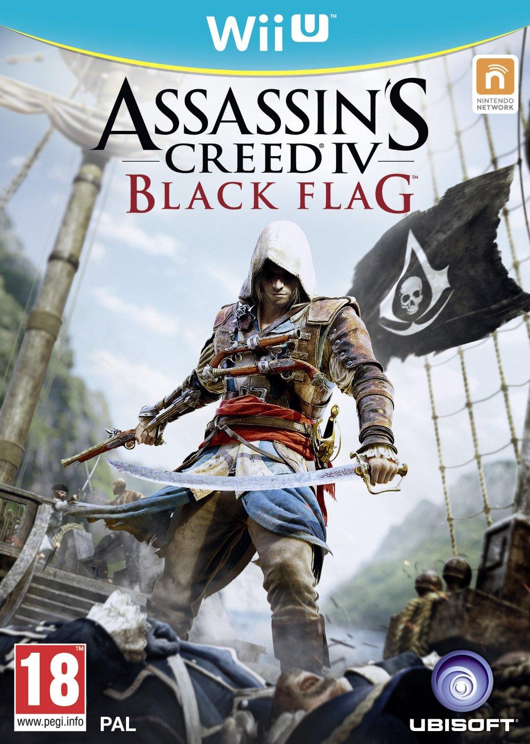 Assassin's Creed IV: Black Flag Wii U játék doboza