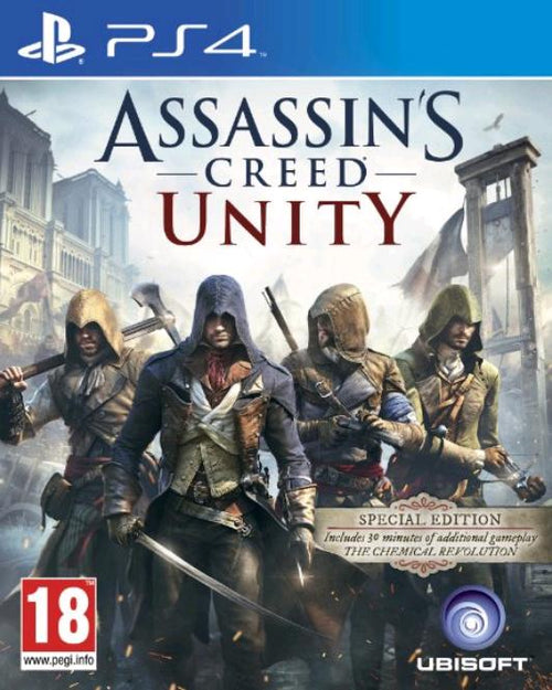 Assassin's Creed: Unity PlayStation 4 játék borítója
