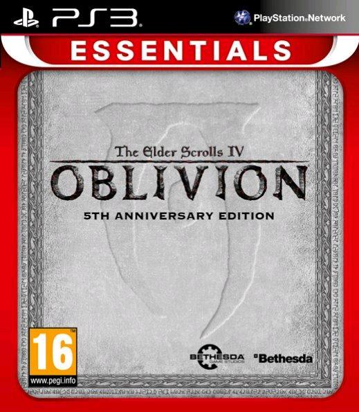 The Elder Scrolls IV: Oblivion 5th Anniversary Edition Essentials PS3 játék doboza