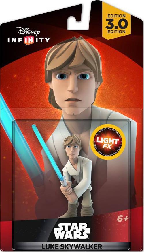 Disney Infinity 3.0 Luke Skywalker Light Up figura doboza