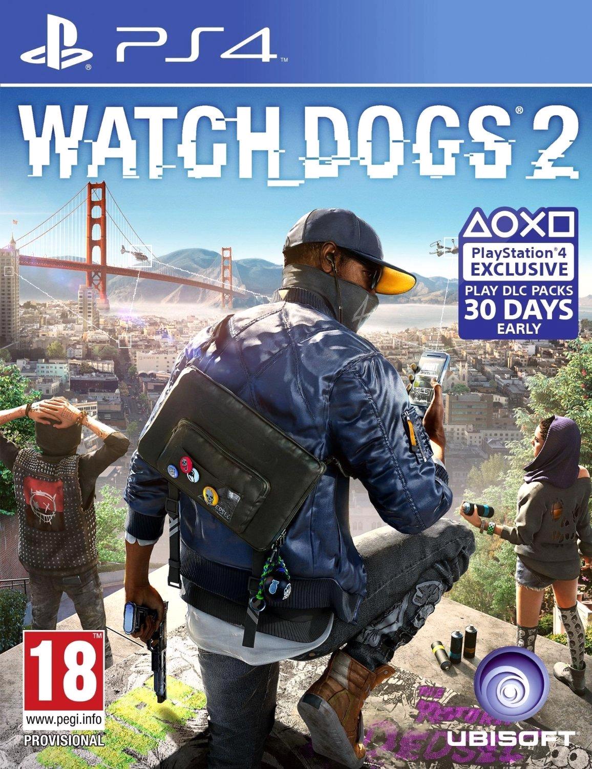 Watch Dogs 2 PlayStation 4 játék doboza