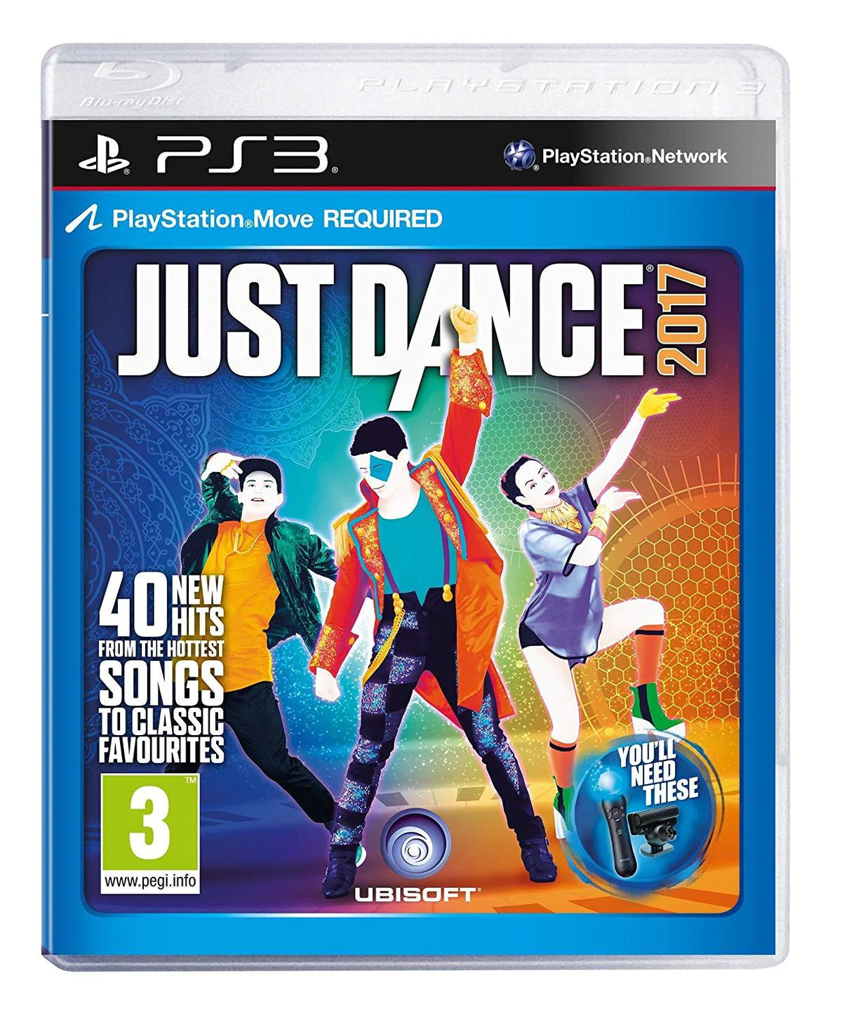 Just Dance 2017 PlayStation 3 játék doboza