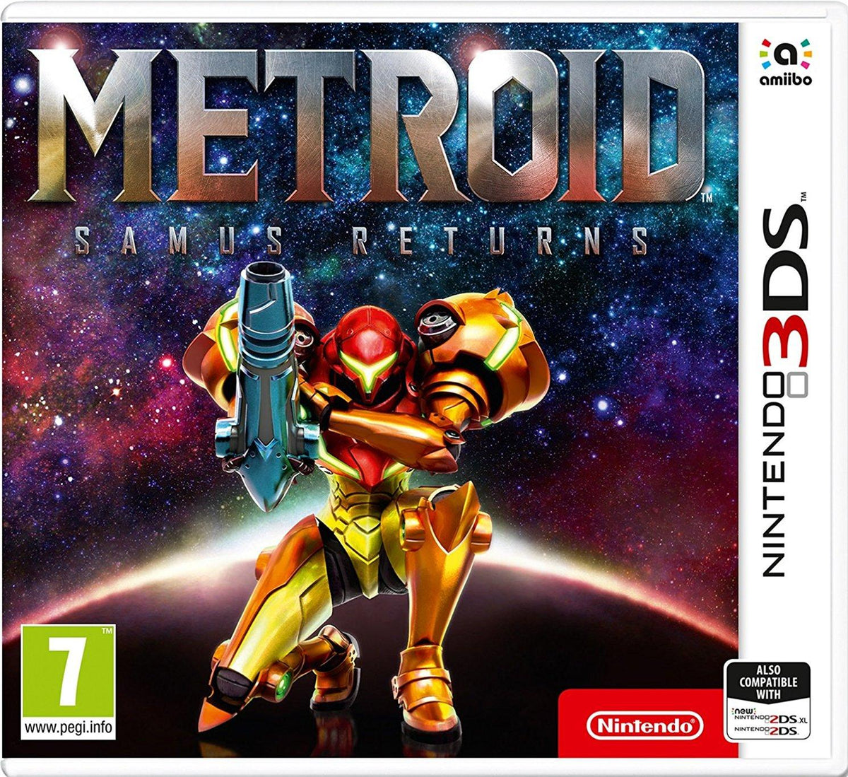 Metroid: Samus Returns Nintendo 3DS játék doboza