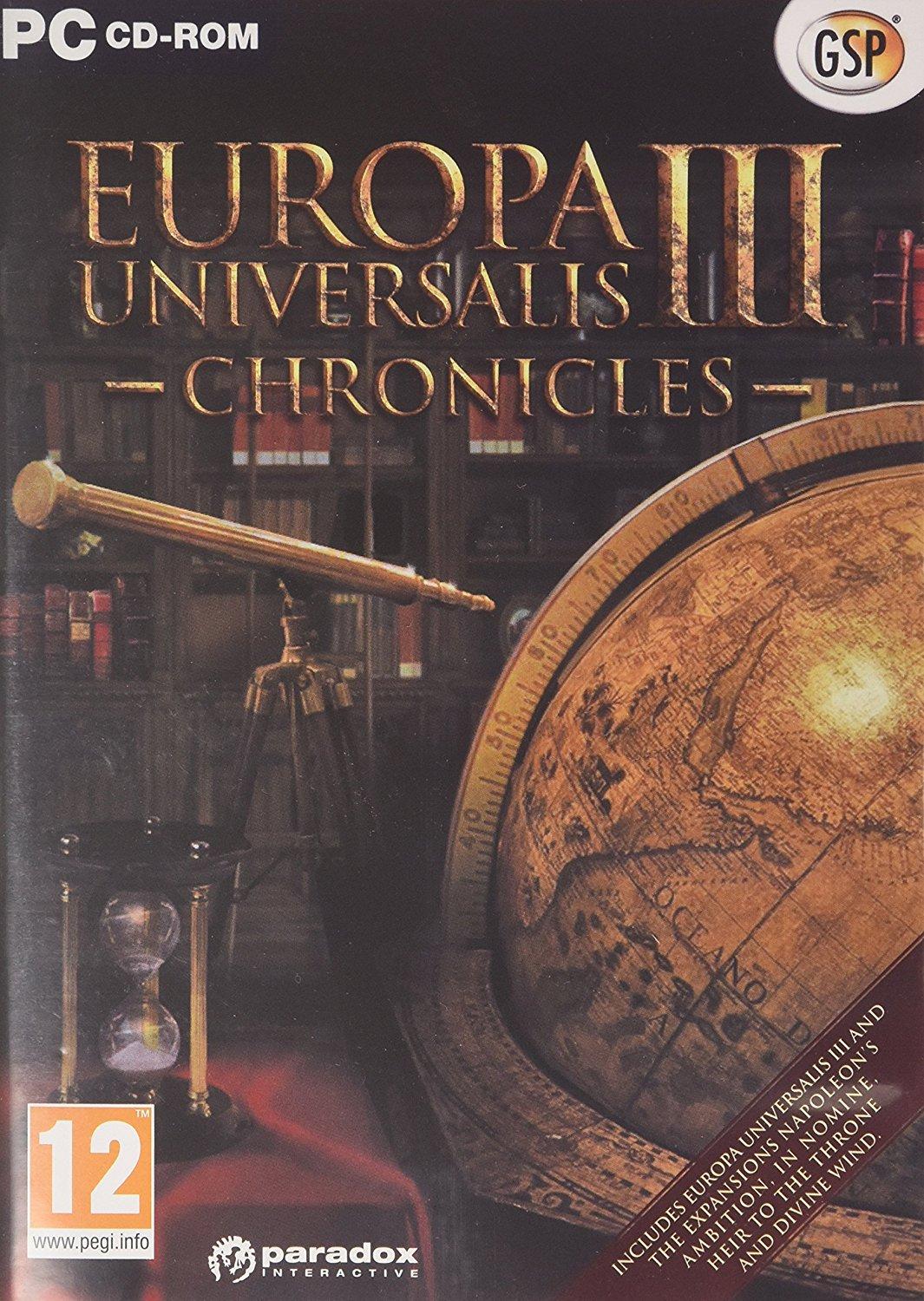Europa Universalis III Chronicles Complete PC dobozos kiadás