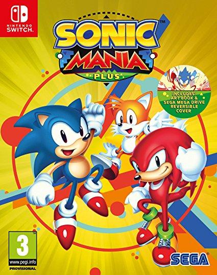 Sonic Mania Plus Nintendo Switch fizikai játék doboza