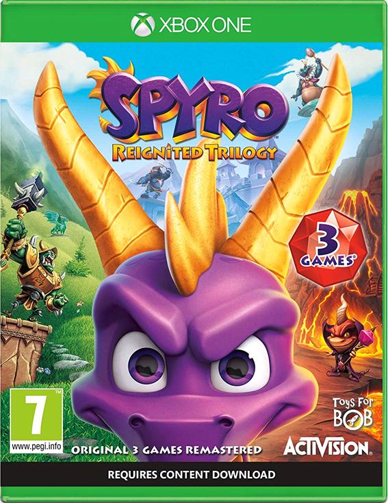 Spyro Reignited Trilogy Xbox One játék doboza