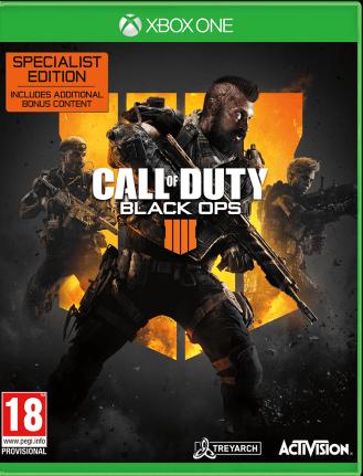 Call of Duty: Black Ops 4 Specialist Edition Xbox One doboz