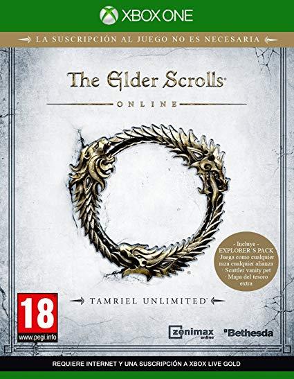The Elder Scrolls Online Tamriel Unlimited Xbox One spanyol borítós doboz