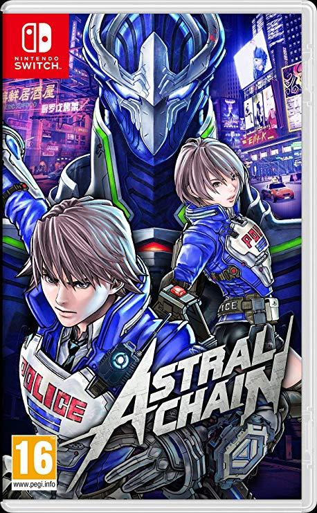 Astral Chain Nintendo Switch játék doboza
