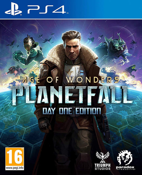 Age of Wonders: Planetfall - Day One Edition PlayStation 4 dobozborító