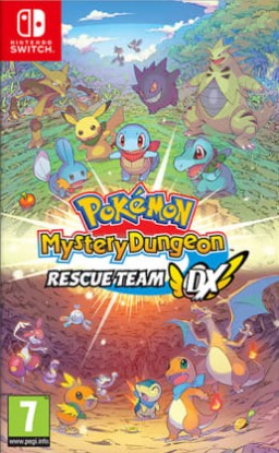 Pokémon Mystery Dungeon: Rescue Team DX Nintendo Switch doboz