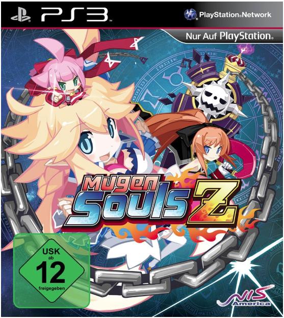 Mugen Souls Z PlayStation 3 játék borítója – német kiadás