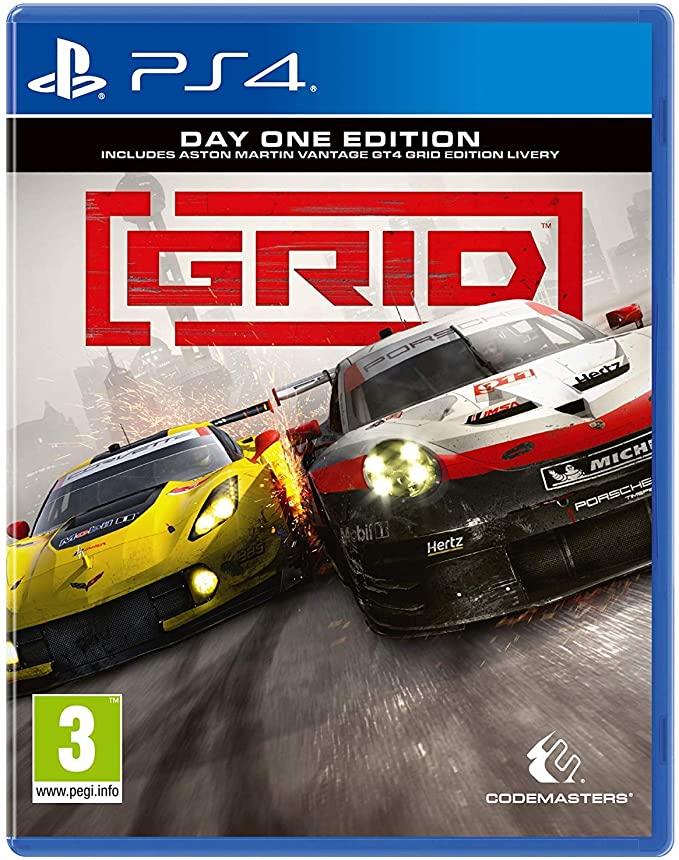 Grid Day One Edition PlayStation 4 játék borítója