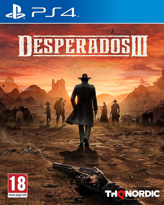 Desperados III PlayStation 4 játék doboza