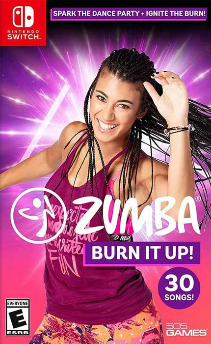 Zumba: Burn It Up! Nintendo Switch játék doboza
