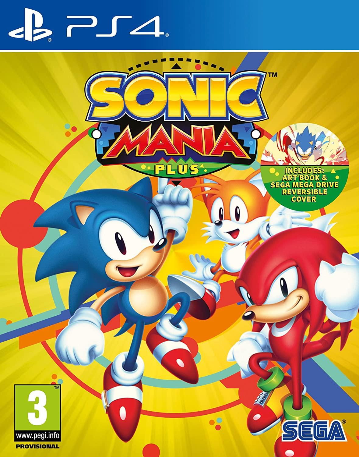 Sonic Mania Plus PlayStation 4 játék doboza