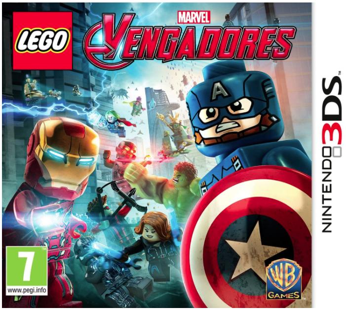 LEGO Marvel's Avengers Nintendo 3DS játék doboza — spanyol kiadás
