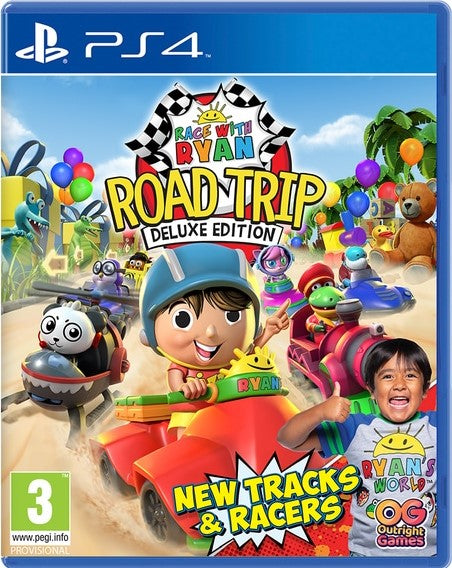 Race With Ryan: Road Trip Deluxe Edition PS4 játék doboza
