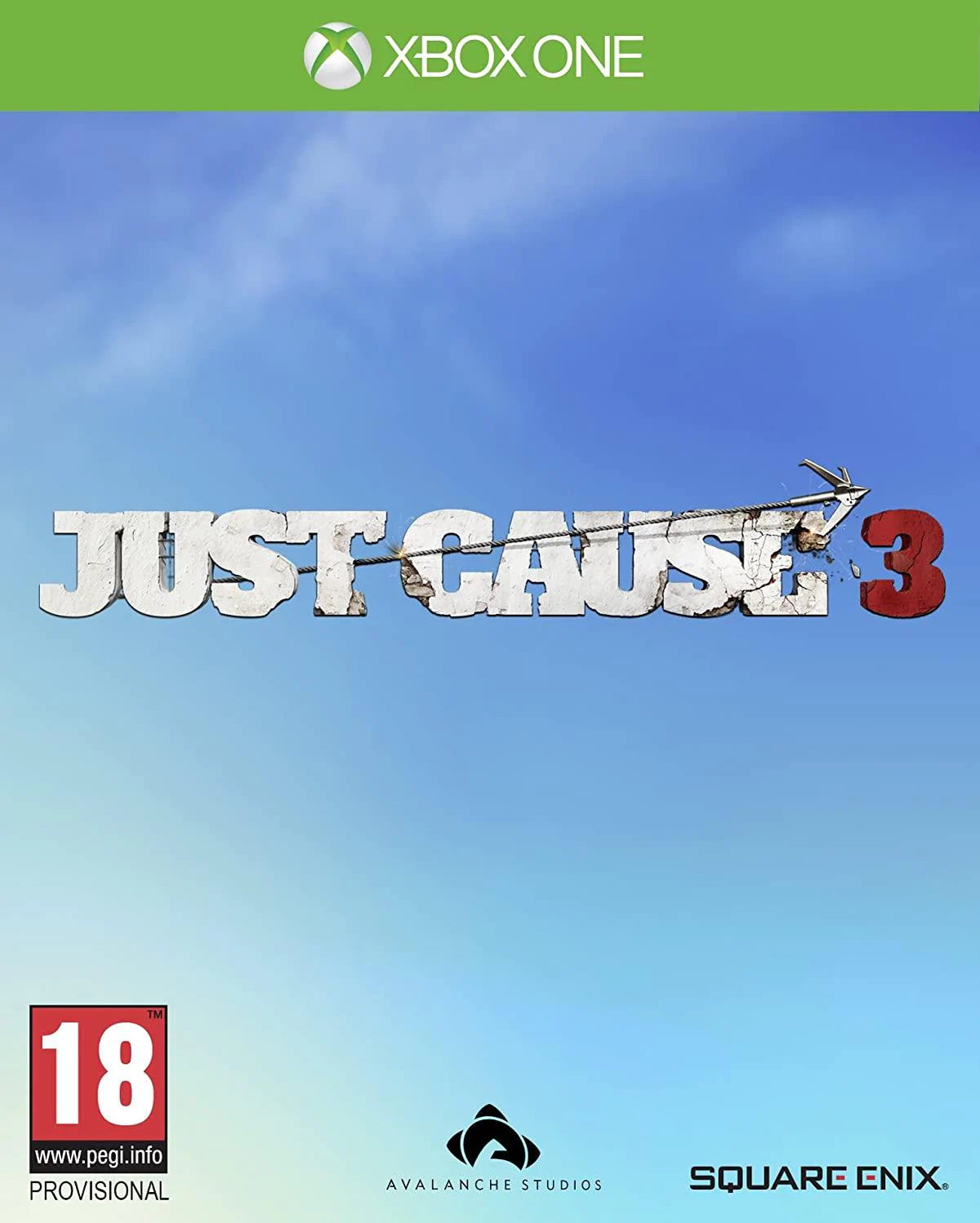 Just Cause 3 Xbox One játék doboza – olasz kiadás