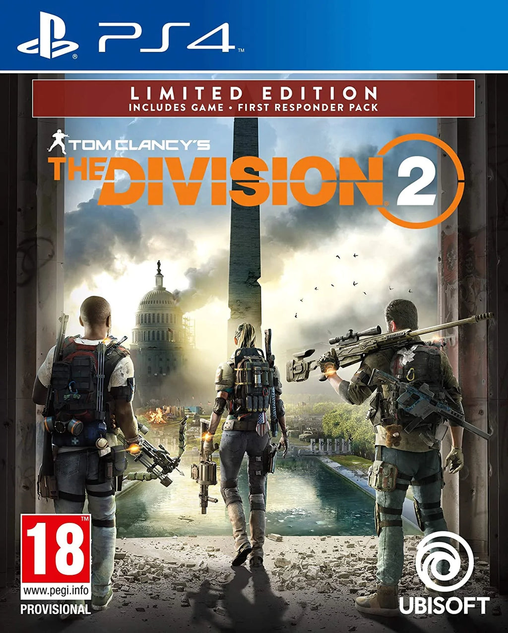 Tom Clancy's The Division 2 Limited Edition PlayStation 4 játék doboza