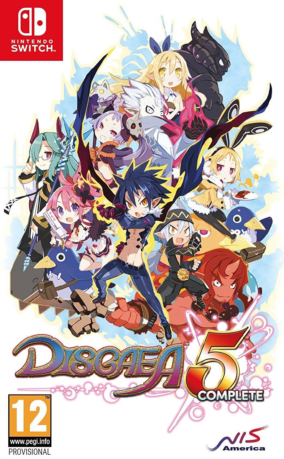 Disgaea 5 Complete Nintendo Switch játék doboza