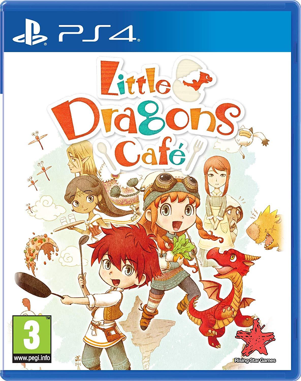 Little Dragons Café PlayStation 4 játék dobozborítója