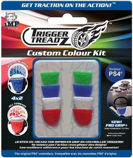 Trigger Treadz TT Custom Colour Kit 8 Pack Set PS4 ravaszboritó szett csomagolás